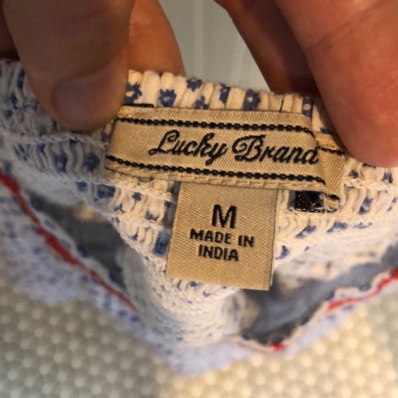 Lucky Brand embroidered tank - Picture 3 of 5